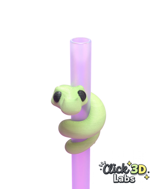 Hiss & Sip™ Snake Straw Topper