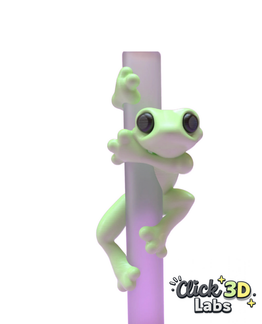 Hop Buddy™ – Frog Straw Topper