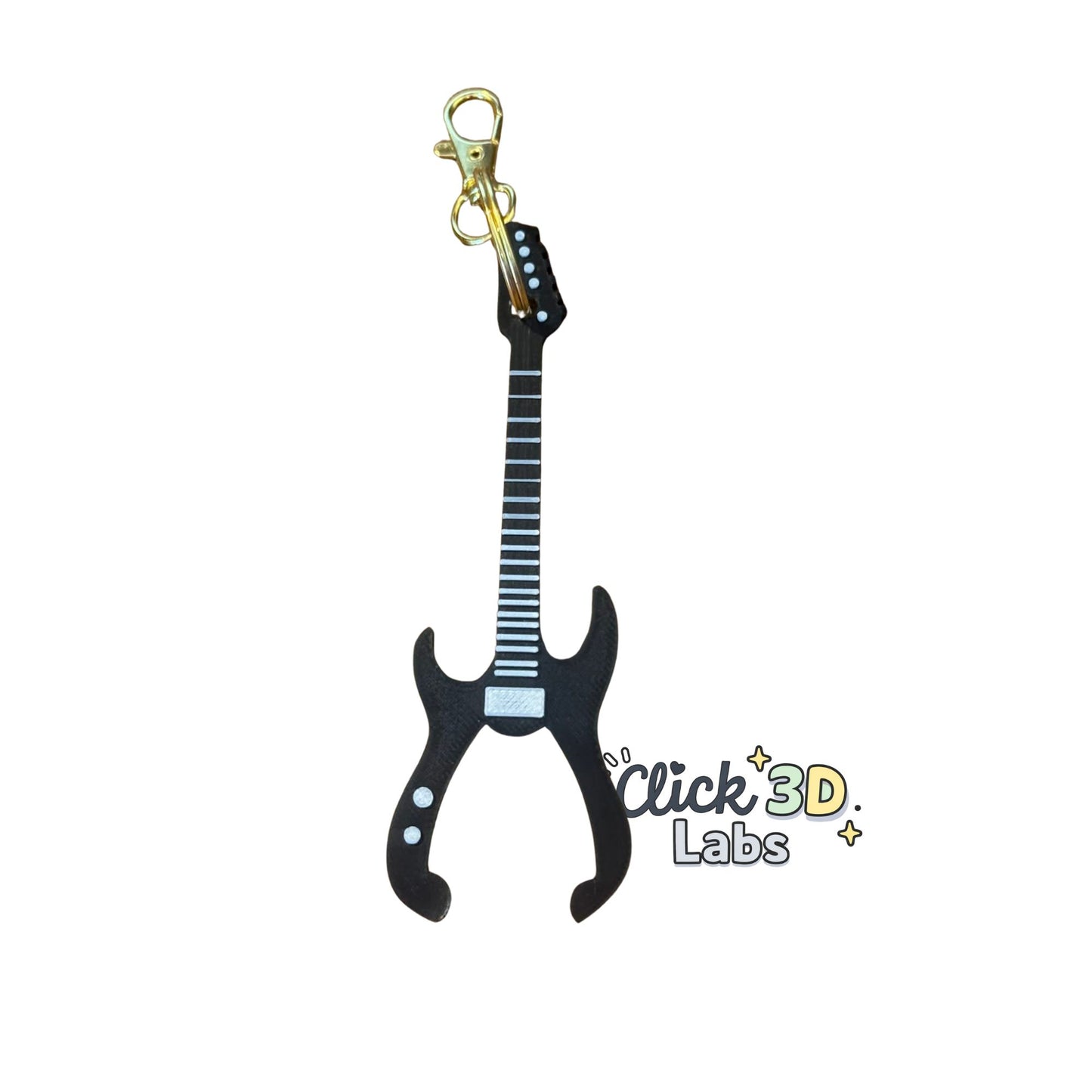 Gutair Pick Holder Keychain